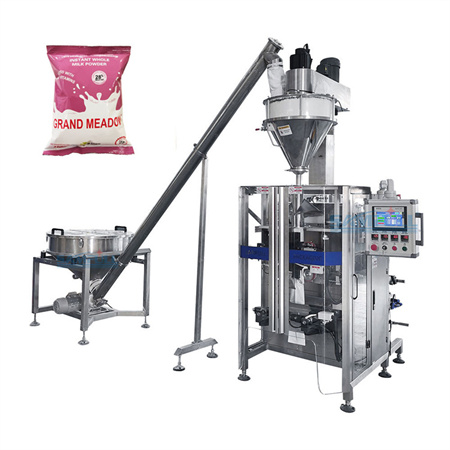 Popcorn Chips Zip Bag Form Fill Seal Wrapping Flow Packaging Packing Filling Sealing Machine with Bucket Elevator for Small Business
