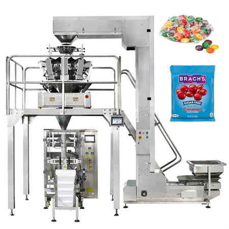 Full Automatic Small Candy Rice Beans Nuts Sunflower Seeds Popcorn Chips Weighing Packing Machine