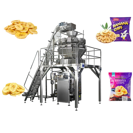 Automatic Snacks/Potato Chips/Biscuit/Rice/Popcorn/Grains/Seeds/Nuts/Sugar /Dry Fruits/Frozen Fried Food Continue Packing Filling Packaging Sealing Machine