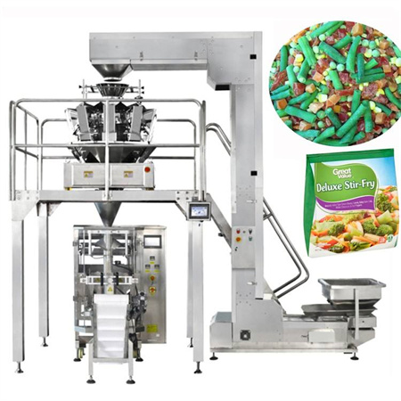 Automatic Machinery Small Bag Pouch Forming Filling Sealing Weighing Food Packaging Packing Machine for Granular Salt Rice Bean Seed Spice Sugar Nuts Chips