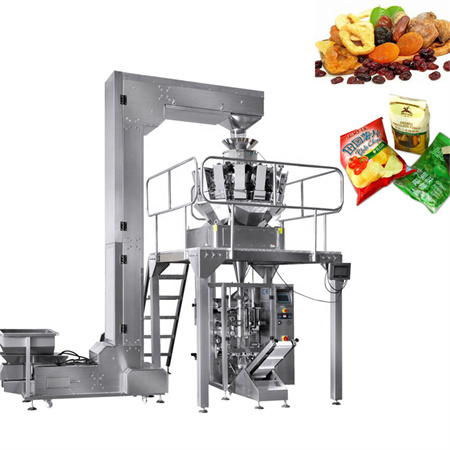 Automatic Vffs Food Pouch Potato Chips Packaging Machine Sweet Cashew Nuts Corn Packing Machine with Multihead Weigher