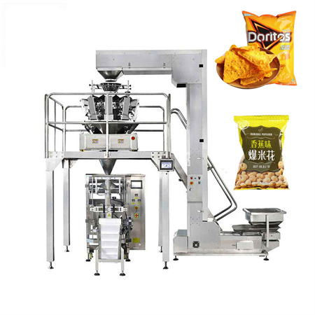 Automatic Vertical 100g 500g 1kg Paper Bag Sugar Sea Iodized Salt Potato Chip Coffee Beans Seeds Rice Granule Fruit Nuts Snacks Grain Pouch Packaging Machine