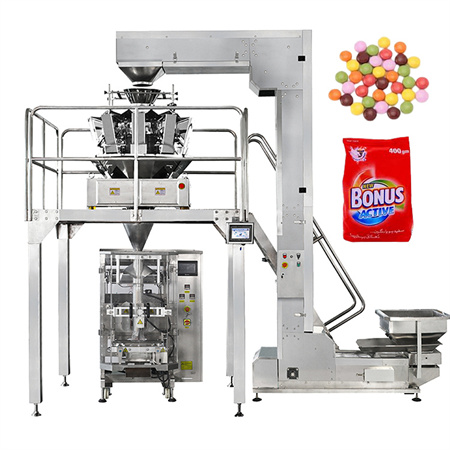 Automatic Vertical Food/Snack/Beans/ Grain/Rice/Nuts/Peanut/Sugar/Beans/Salt /Granule /Coffee/Tea/Popcorn Filling Multihead Weigher Packing Packaging Machine