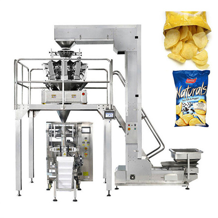 Automatic Granule Dry Fruit Nut Bean Seed Dried Leaves Sugar Chocolate Potato Chip Popcorn Snack Food Vffs Vertical Packing Packaging Machine